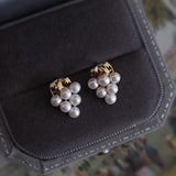 Earrings "Pearl grapes"