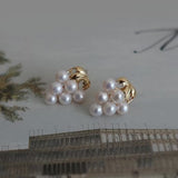 Earrings "Pearl grapes"