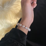 Oversized pearl bracelet