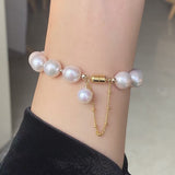Oversized pearl bracelet